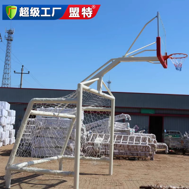 足藍(lán)兩用籃球架